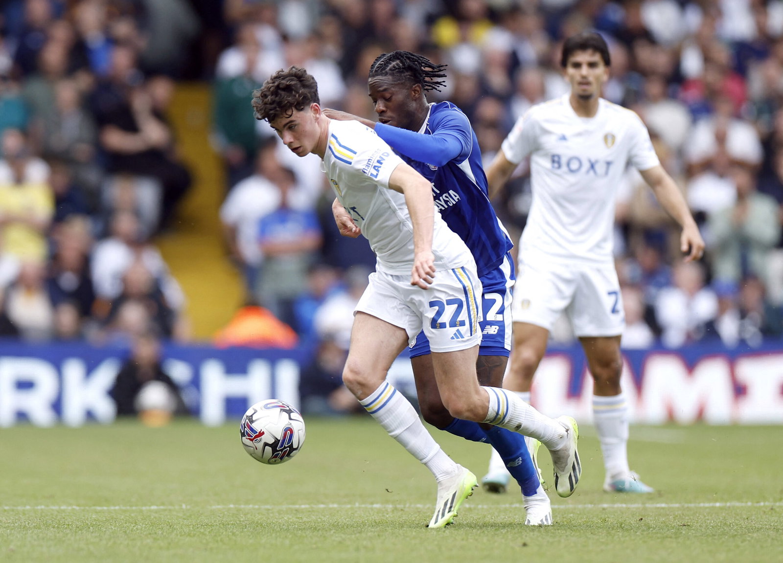 アーチー・グレイ選手　Leeds United ユニフォーム　L Still trying